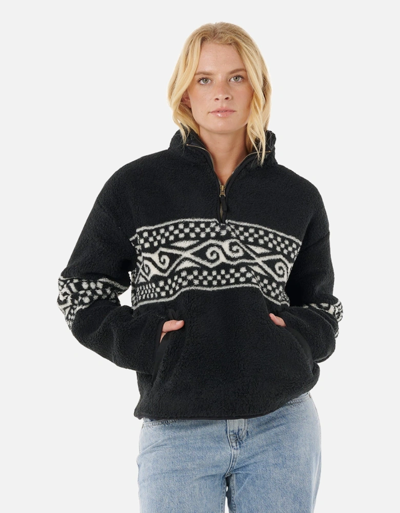 Rip Curl Womens Oceanic Cosmic Kiss Half Zip Fleece