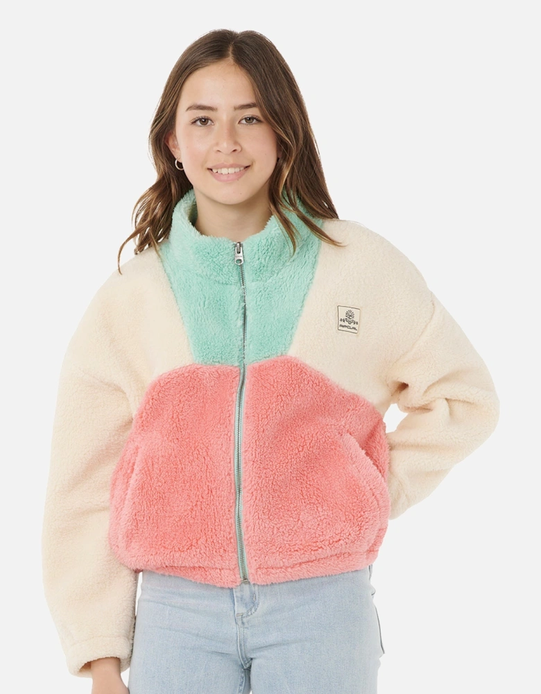 Rip Curl Kids Block Party Polar Full Zip Fleece