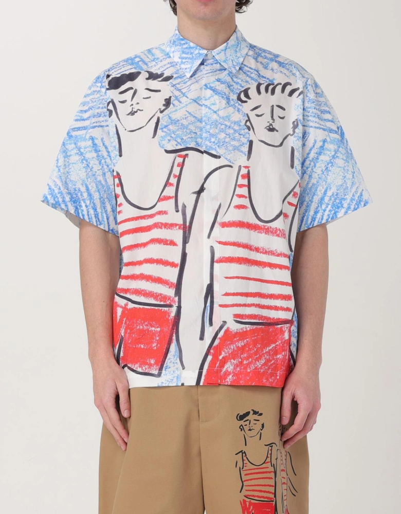 Short Sleeve Swimsuit Print Shirt