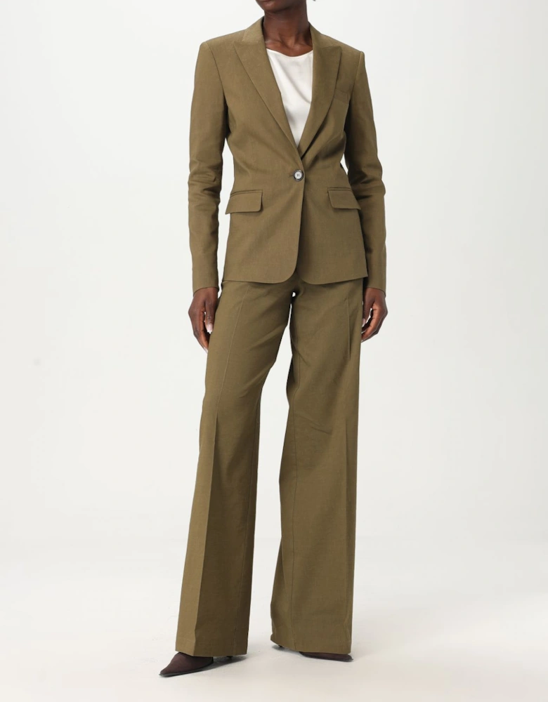 Wide Leg Linen Viscose Pants