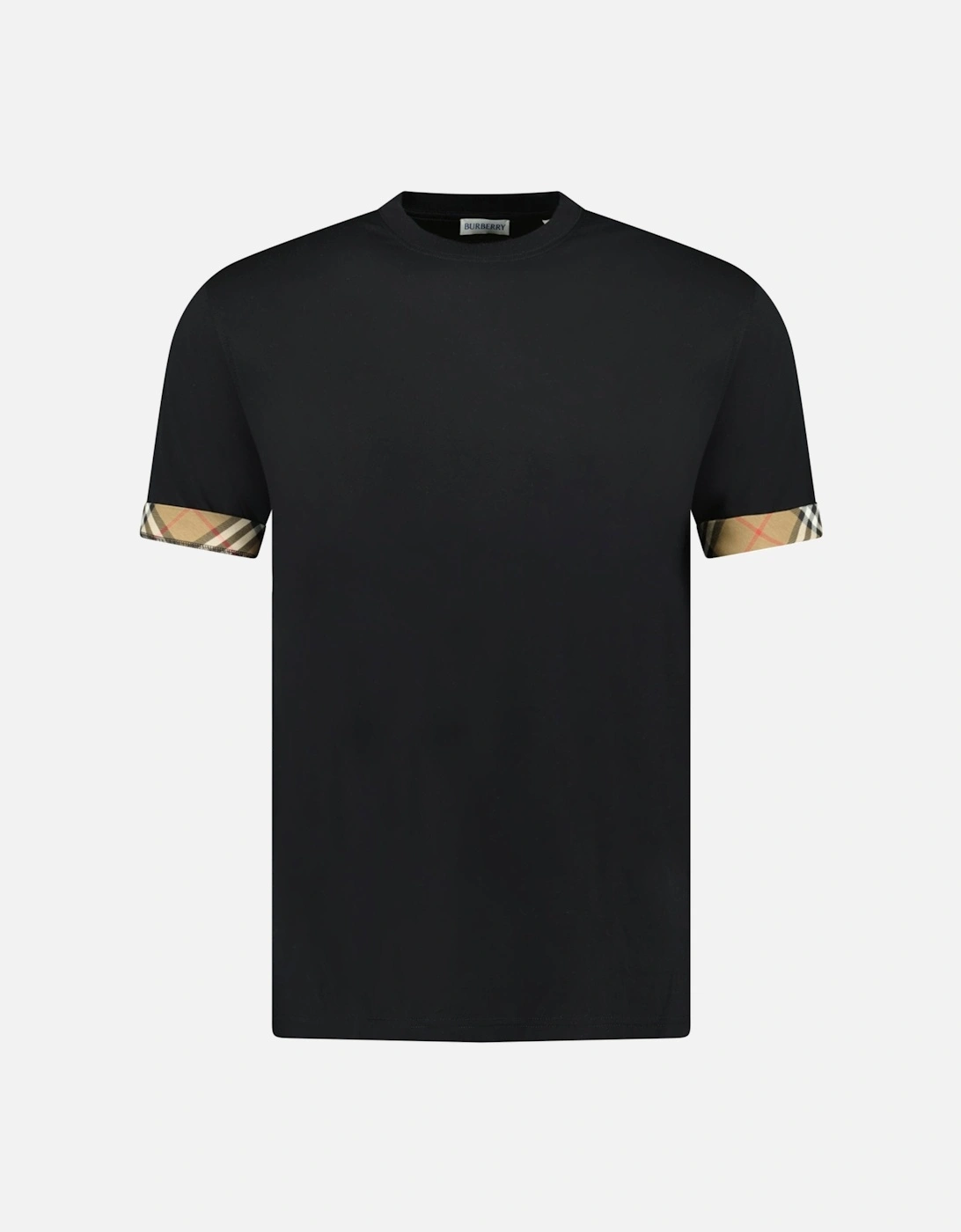 'Ellison' Organic Cotton Check Sleeve Black, 4 of 3