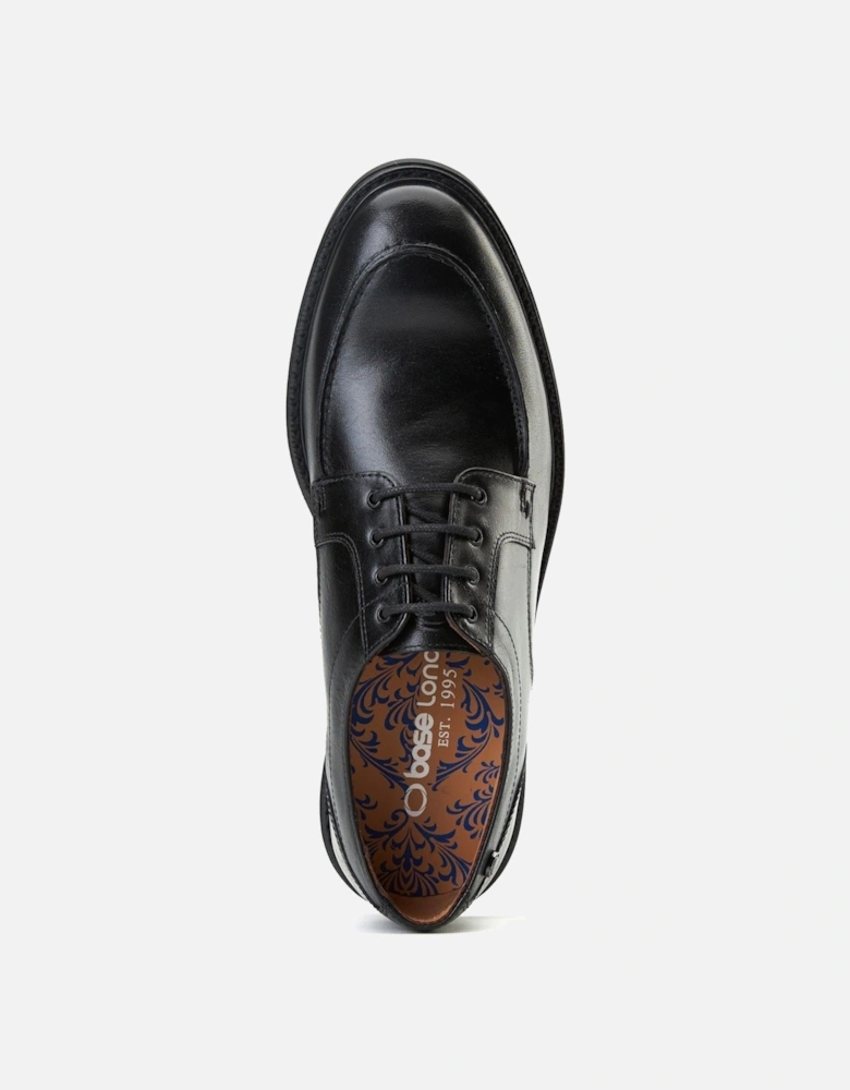 London Surrey Leather Men's Black Brogues Shoes