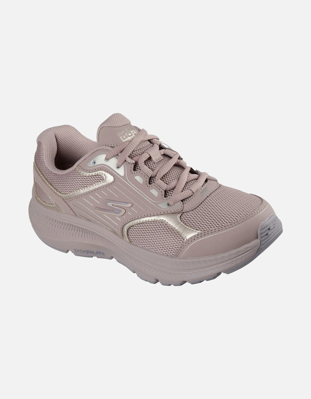 GO RUN Consistent 2.0 Advantage Leather Women's Light Brown/Gold Trainers, 6 of 5