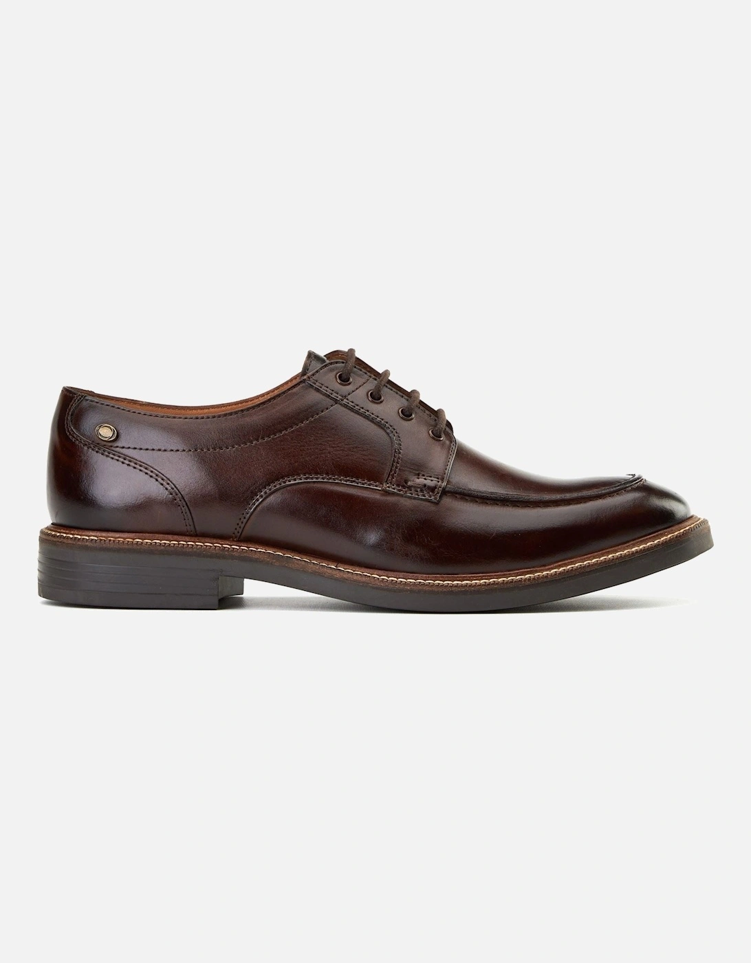 London Surrey Leather Men's Burnt Brown Brogues Shoes