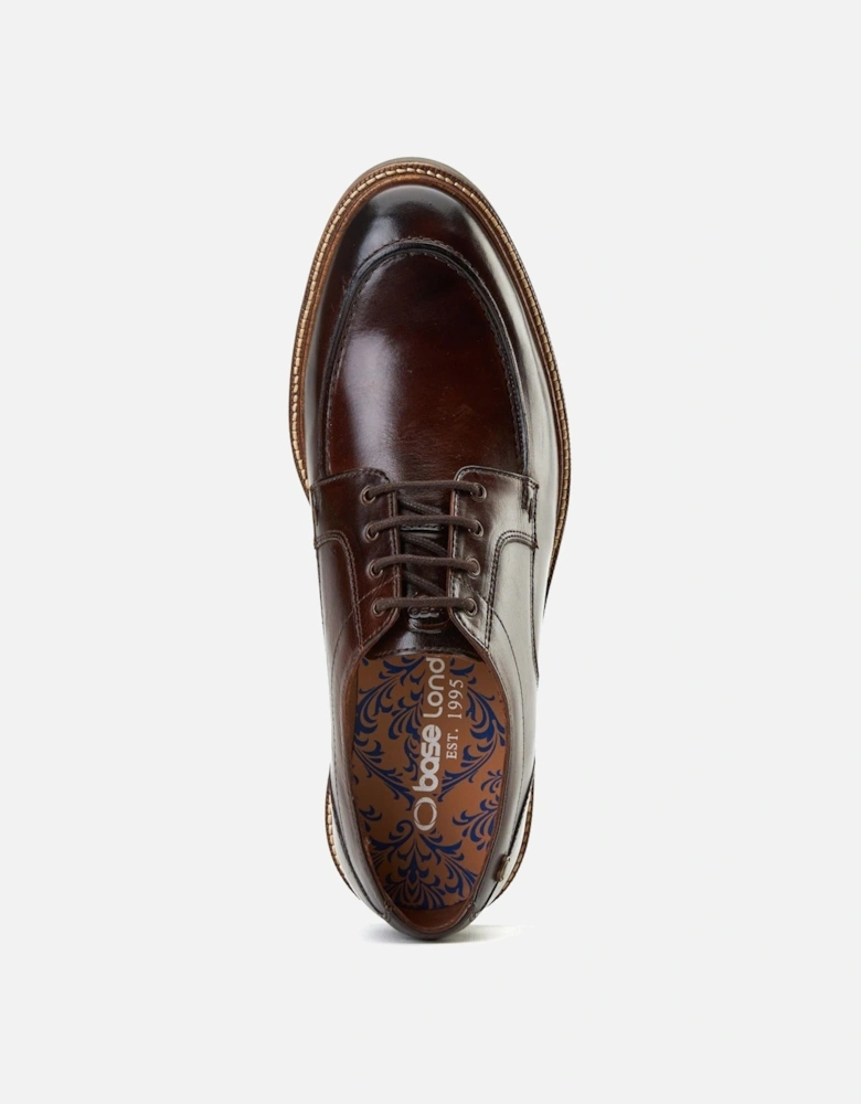 London Surrey Leather Men's Burnt Brown Brogues Shoes
