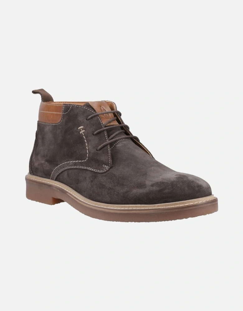 Gideon Suede Men's Chocolate Ankle Boots