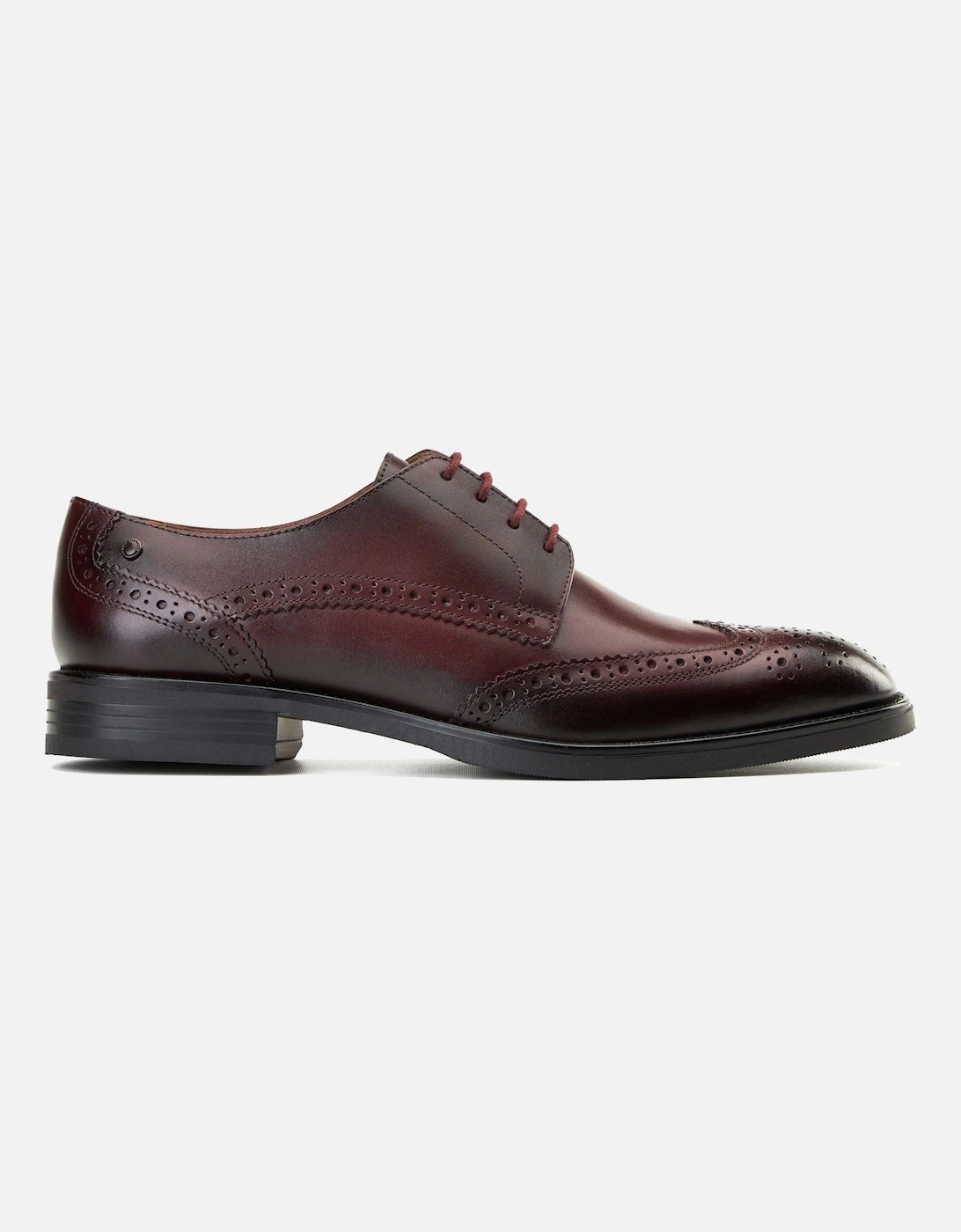 London Pocket Leather Men's Bordo Brogues Shoes
