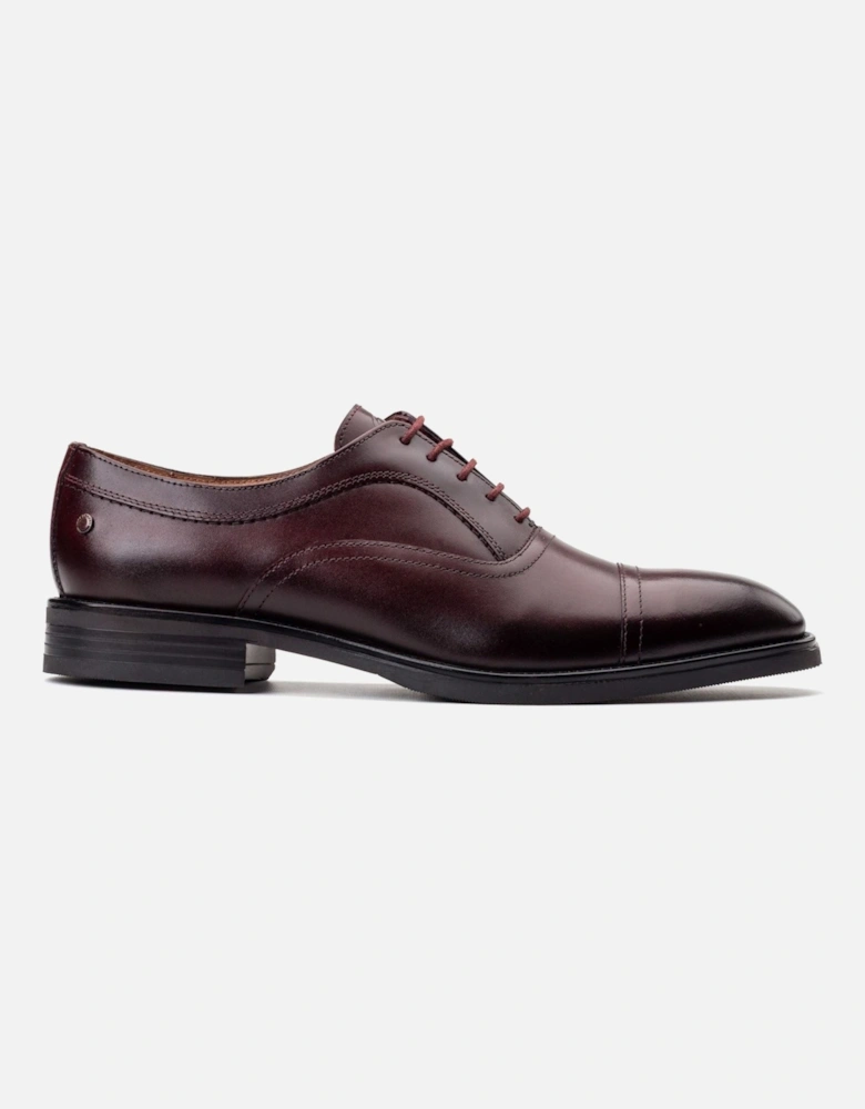 London Lapel Leather Men's Bordo Oxford Shoes