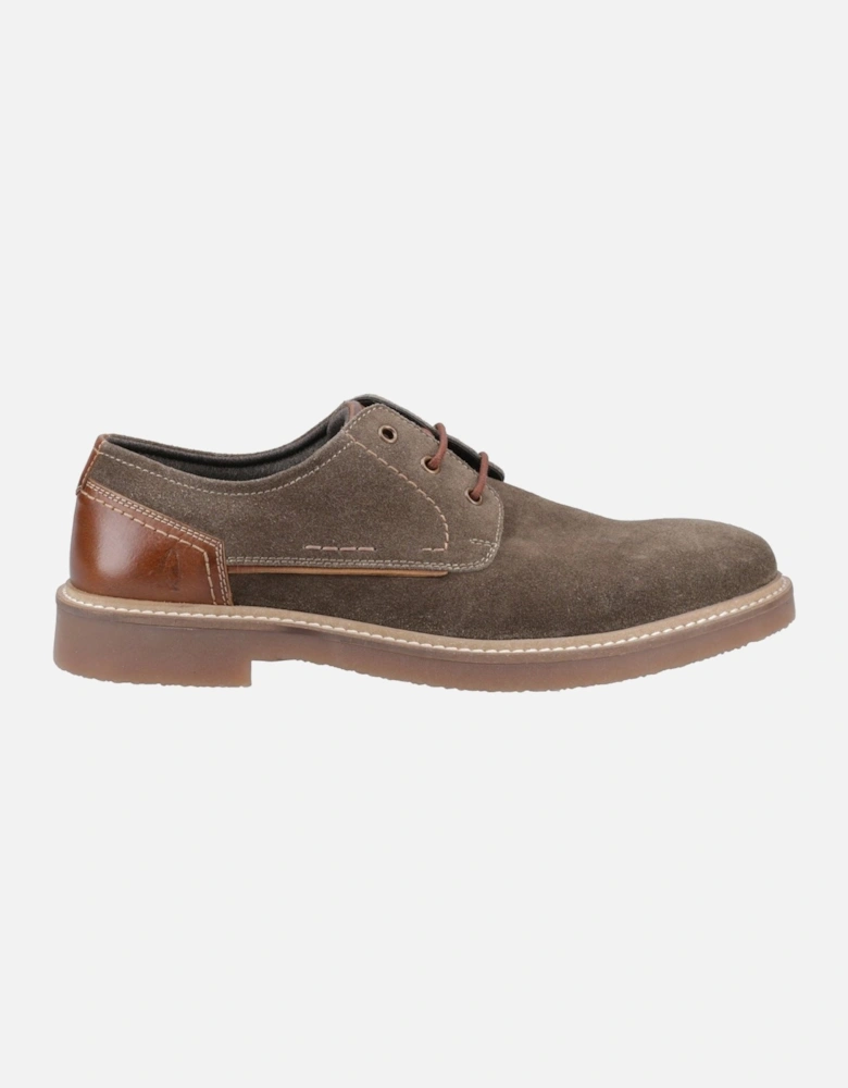 Guy Leather Men's Khaki Lace-Up Shoes
