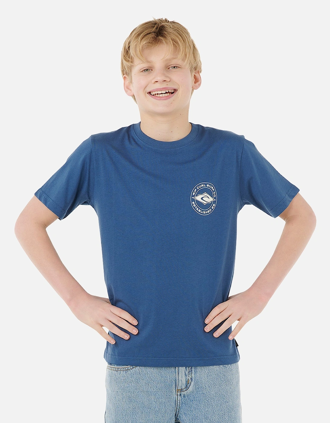 Rip Curl Kids Stapler Tee Graphic Short Sleeve T-Shirt, 2 of 1