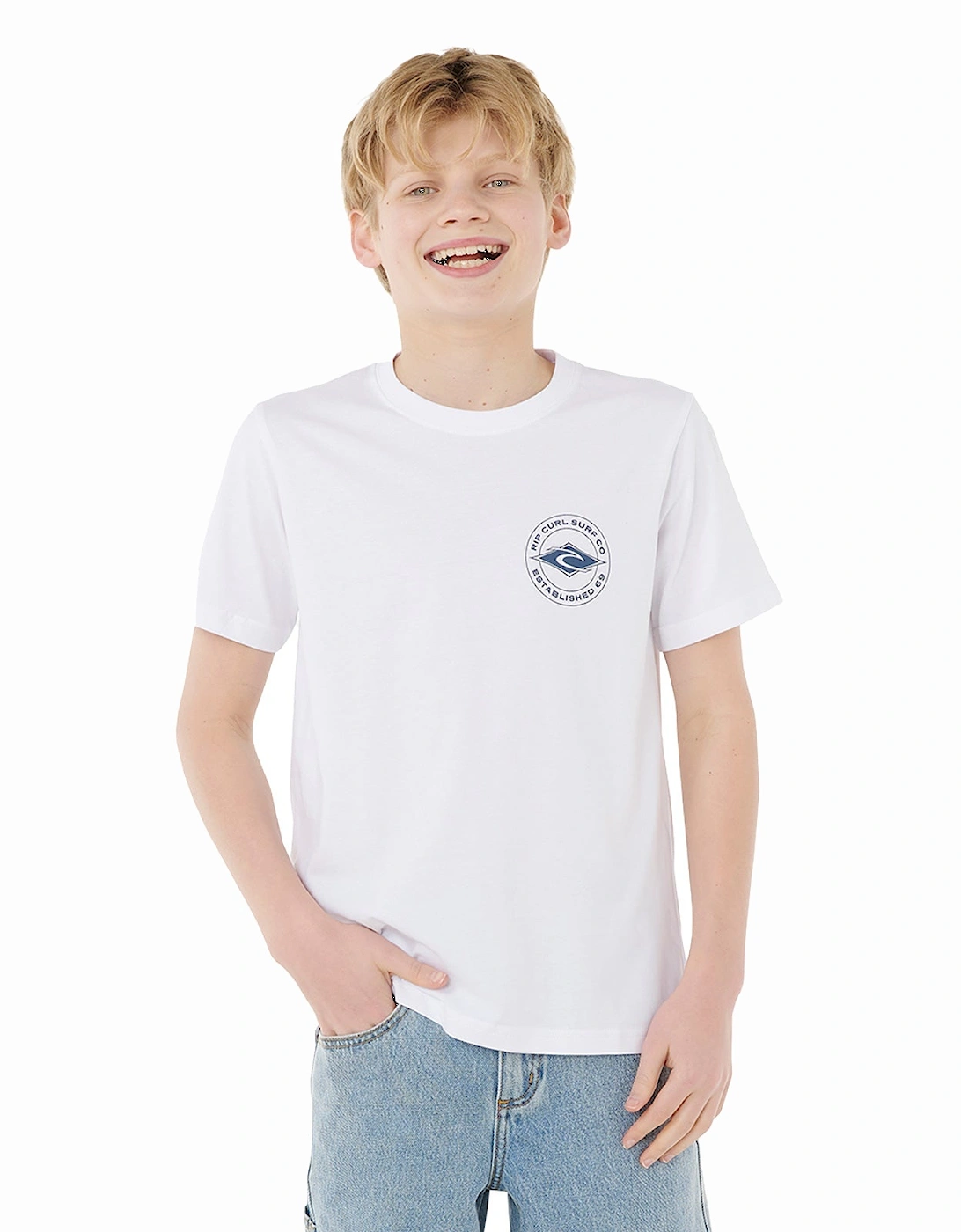 Rip Curl Kids Stapler Tee Graphic Short Sleeve T-Shirt, 2 of 1