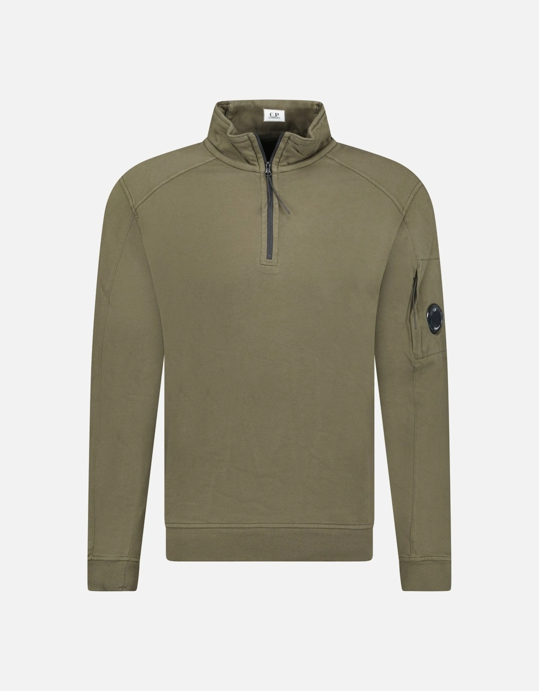 Collar 1/4 Zip Light Lens Fleece Khaki, 4 of 3