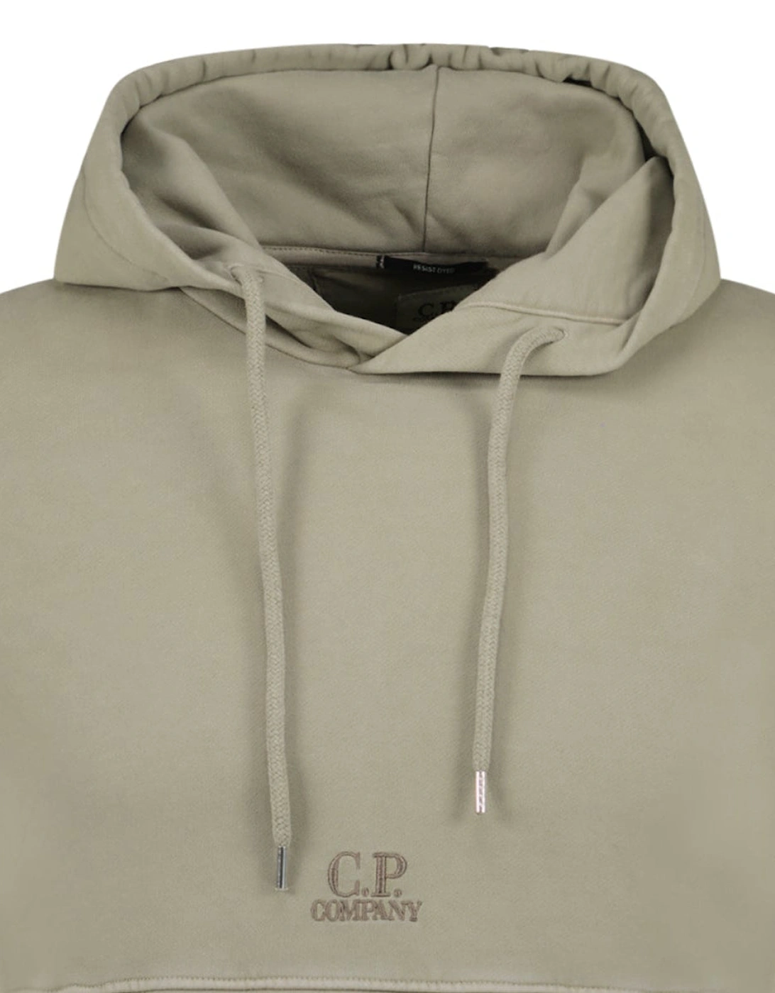 Writing Logo Hooded Sweatshirt Beige