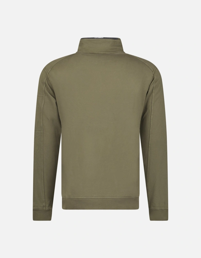 Collar 1/4 Zip Light Lens Fleece Khaki