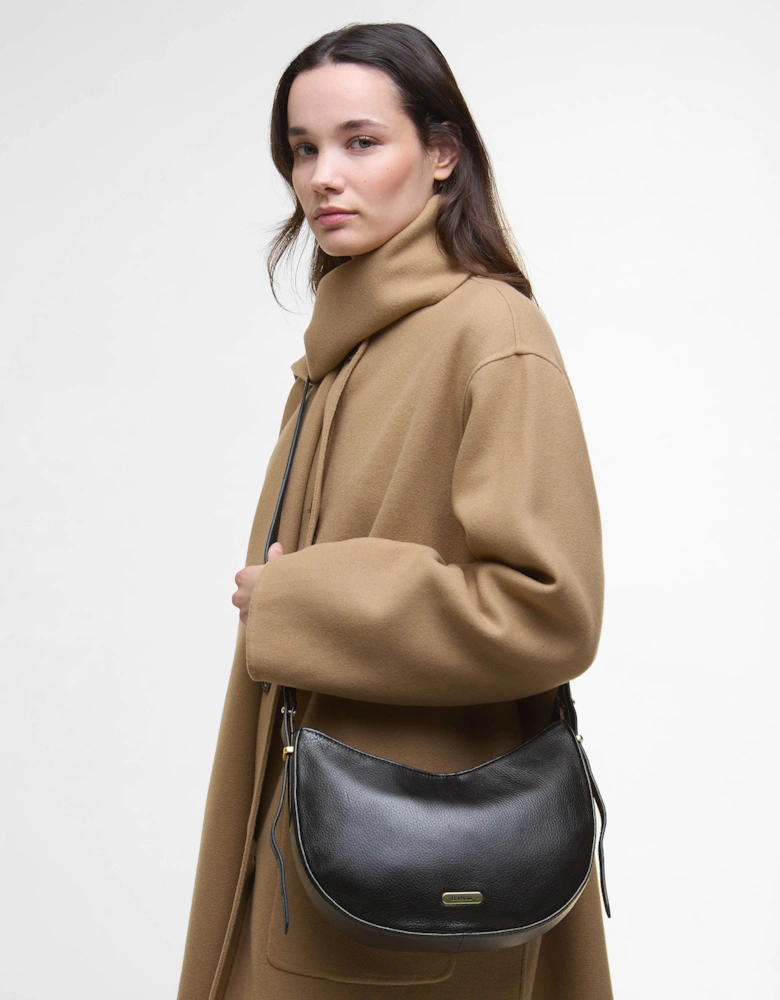 Sorrel Womens Leather Sling Bag - Black