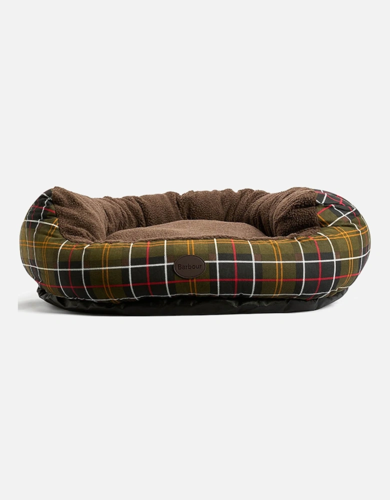 Dog Snuggle Bed 35" - Classic Tartan