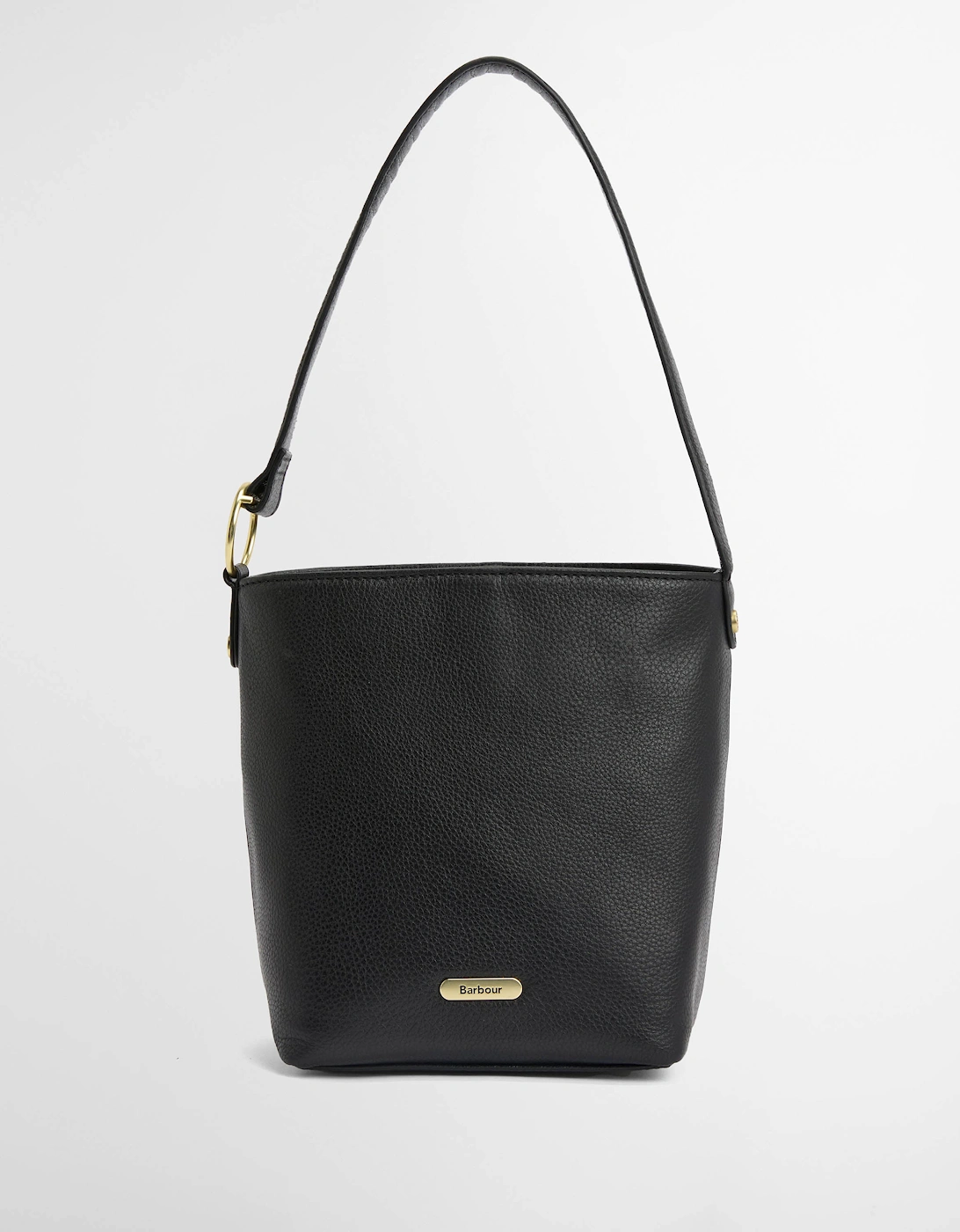 Cedar Womens Leather Bucket Bag - Black, 2 of 1