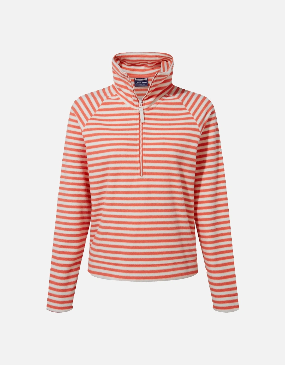 Womens/Ladies Melina Striped Half Zip Fleece Top, 6 of 5