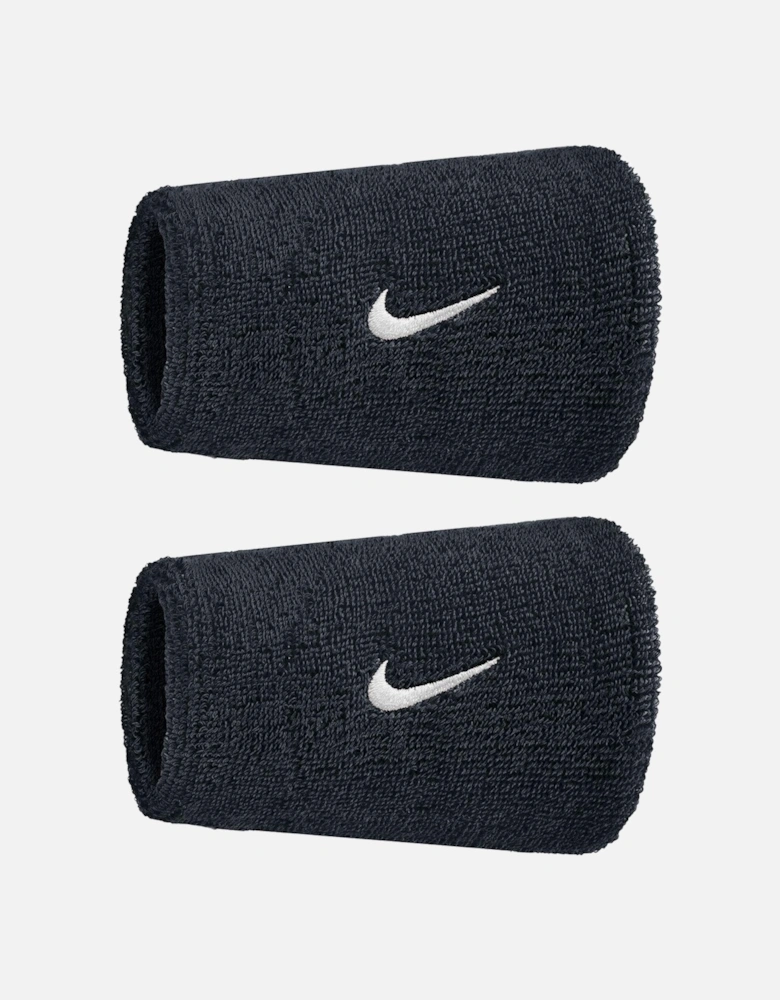 Classic Swoosh Double Wide Wristband (Pack of 2)