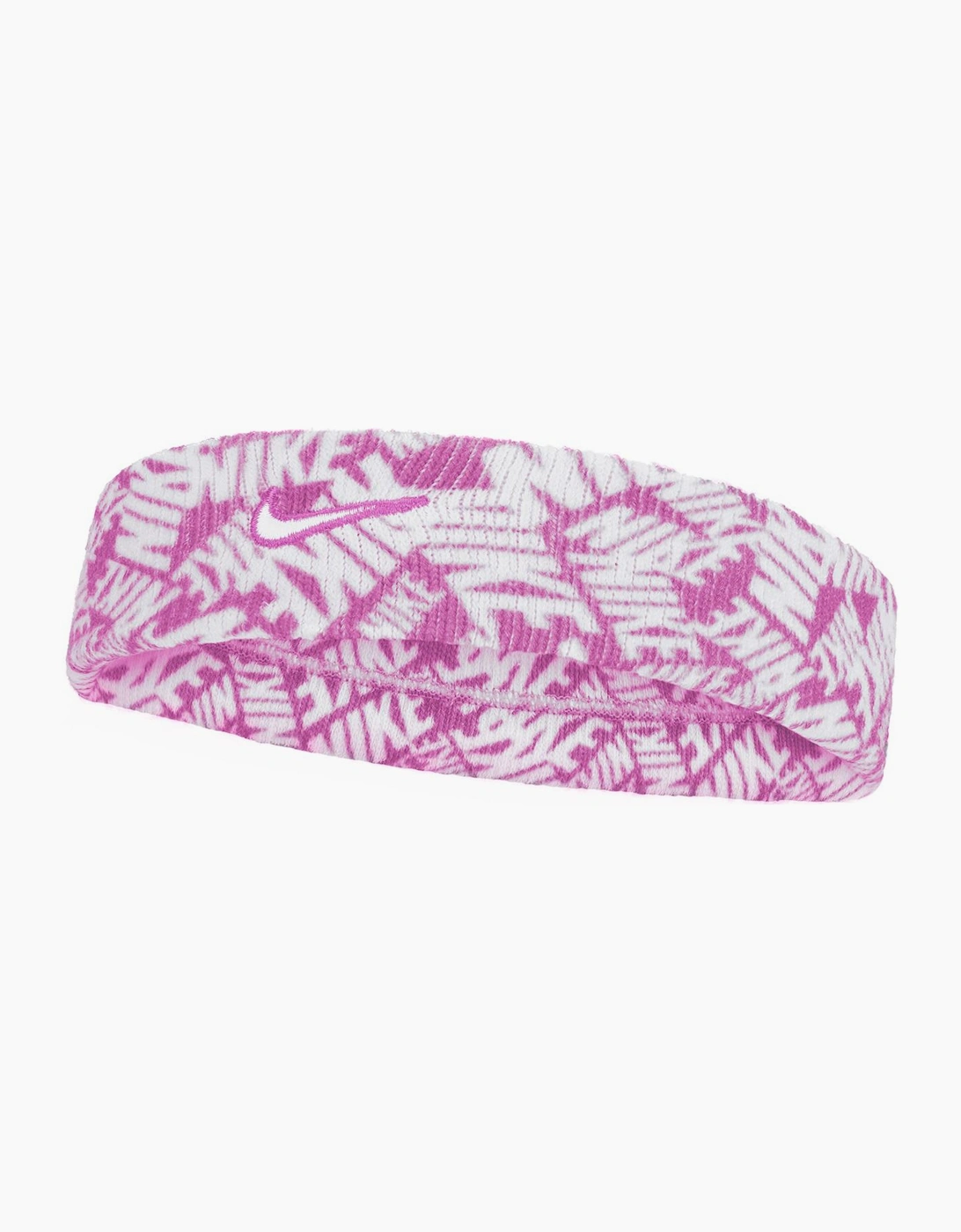 Nike Men's Pink/Multi Classic Swoosh Dri-Fit Headband - Size: One Size
