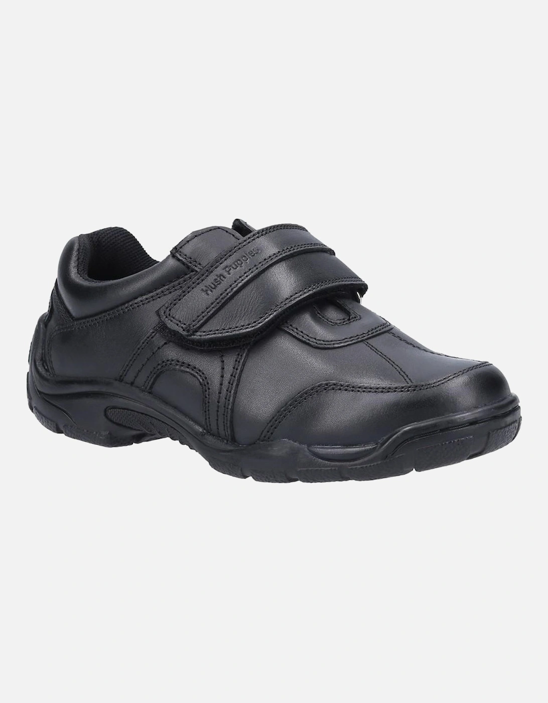 Boys Arlo Senior Leather School Shoes, 5 of 4