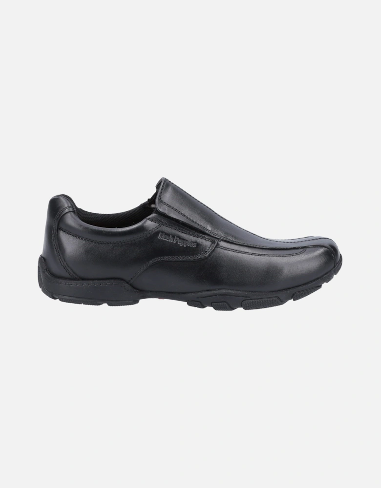 Boys Elijah Leather School Shoes