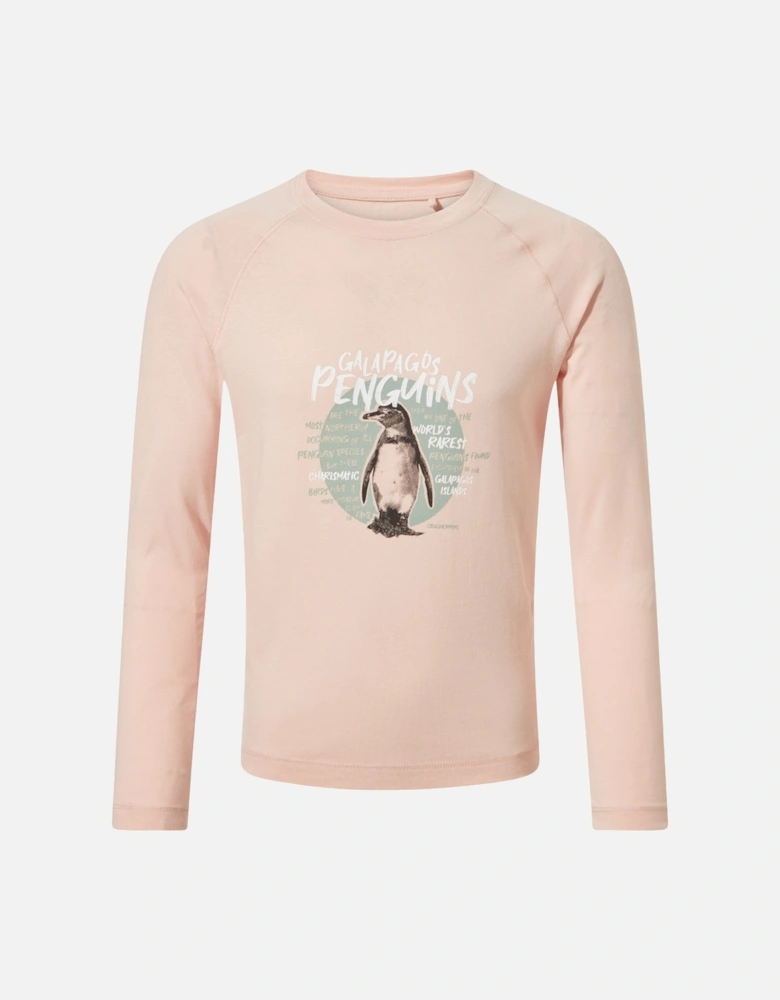 Childrens/Kids Colly Penguin Long-Sleeved T-Shirt