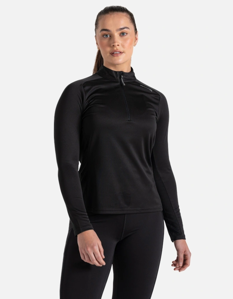 Womens/Ladies Dynamic Pro Quarter Zip T-Shirt