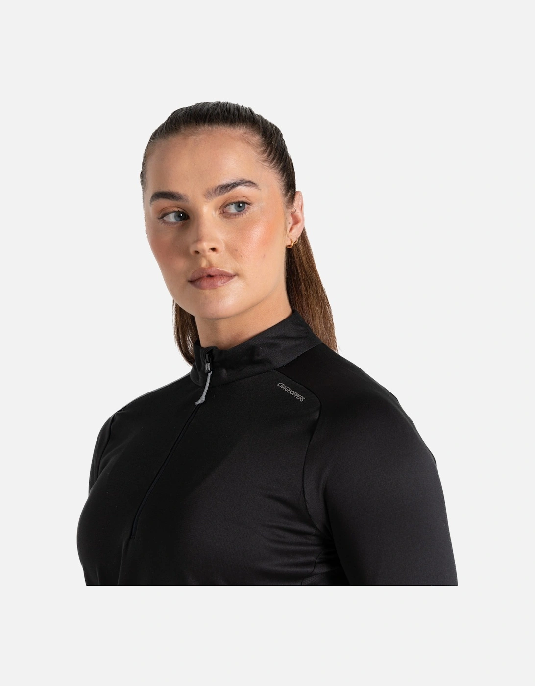 Womens/Ladies Dynamic Pro Quarter Zip T-Shirt