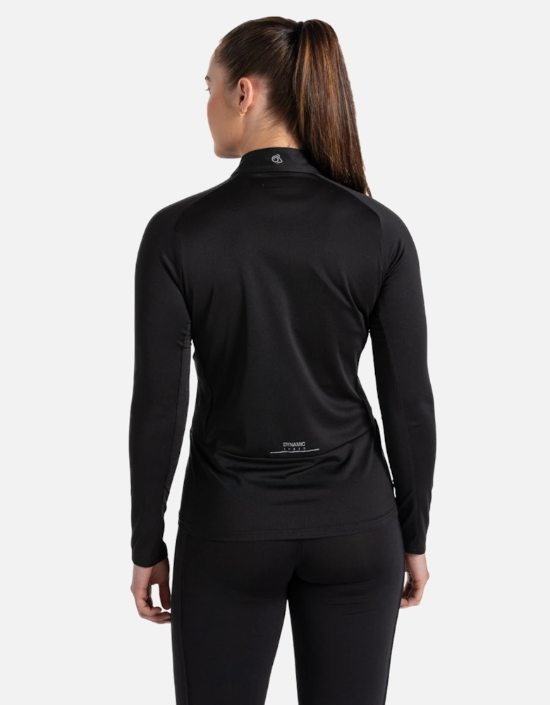 Womens/Ladies Dynamic Pro Quarter Zip T-Shirt