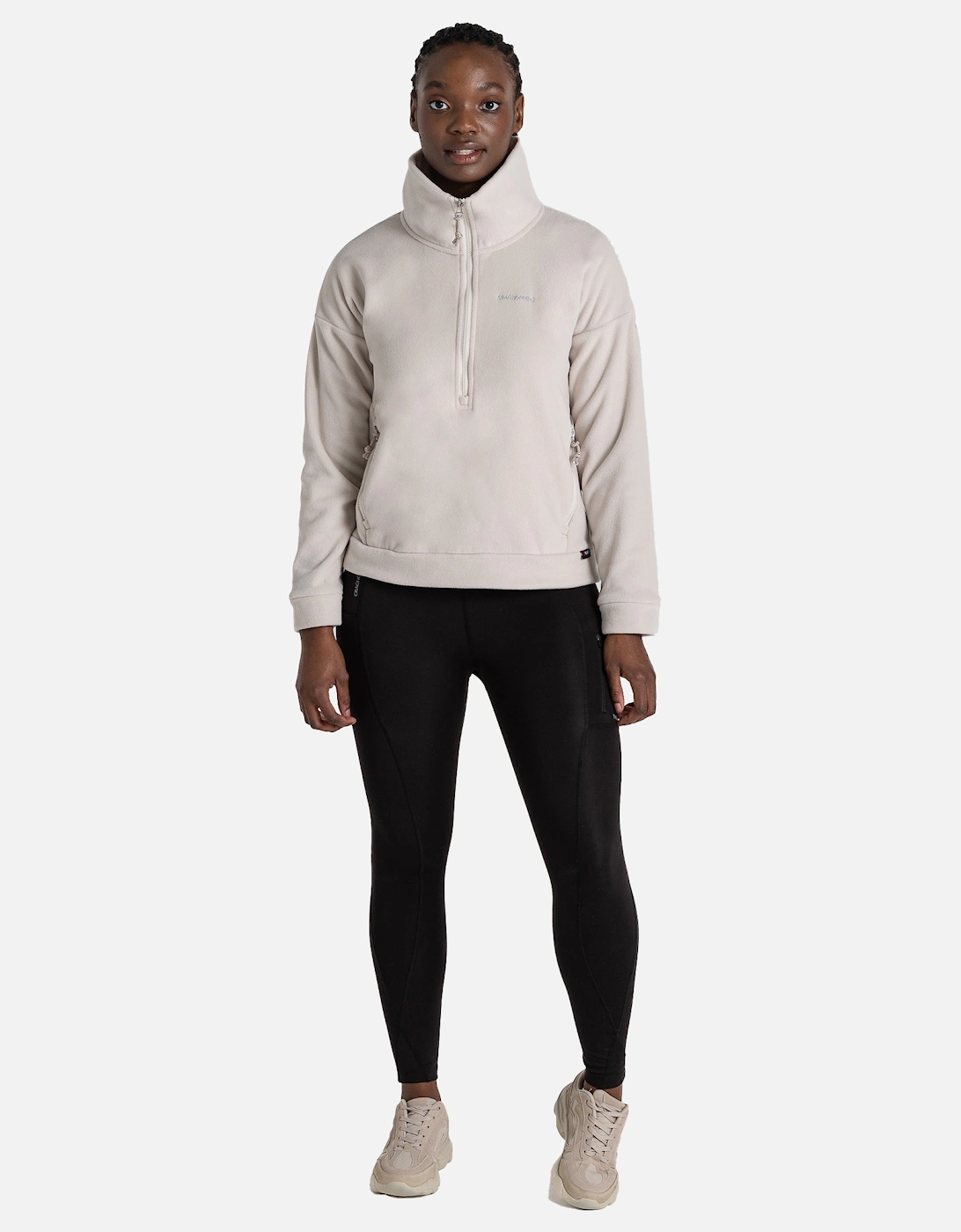 Womens/Ladies Caprice Polartech Quarter Zip Fleece Top