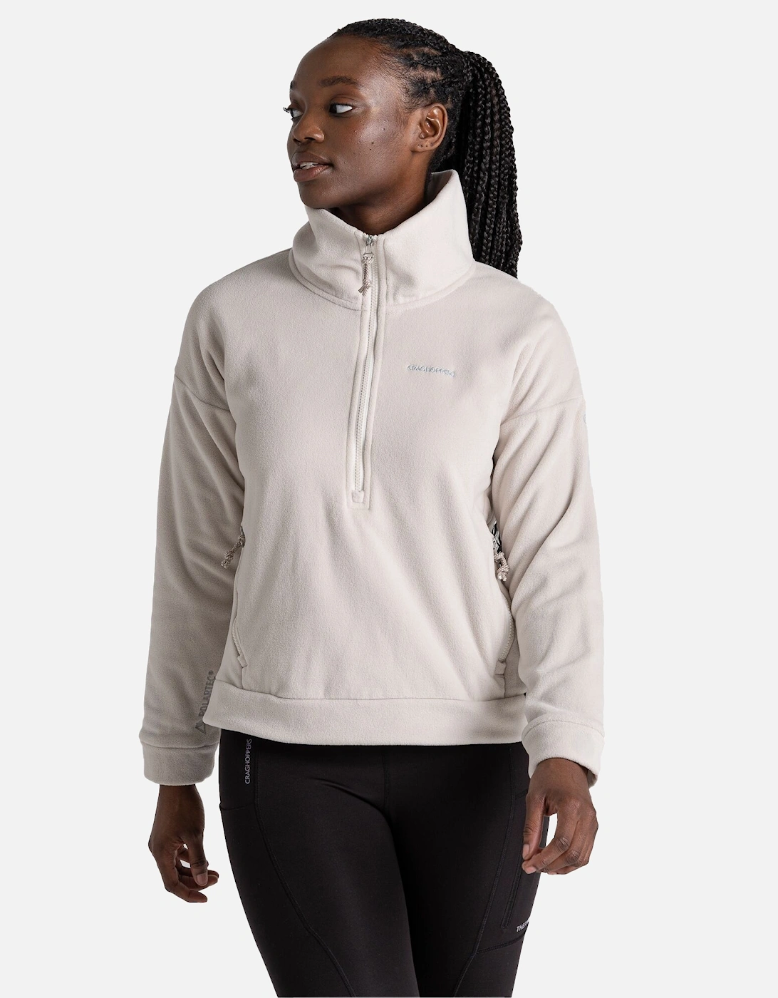 Womens/Ladies Caprice Polartech Quarter Zip Fleece Top