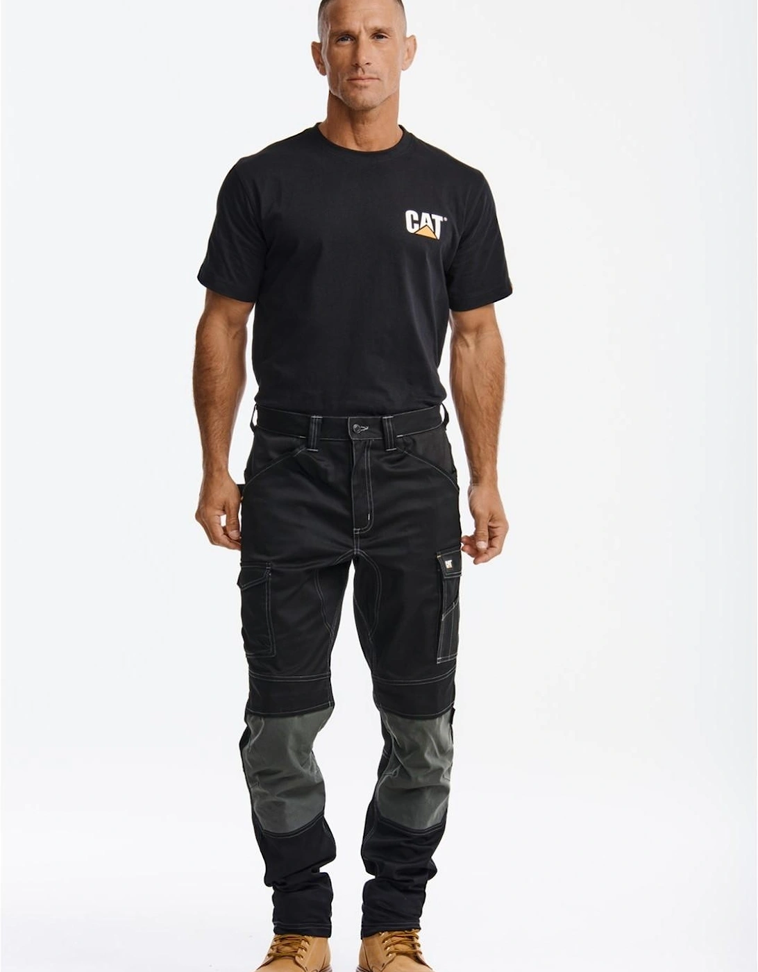Mens Essential Stretch Work Trousers, 5 of 4