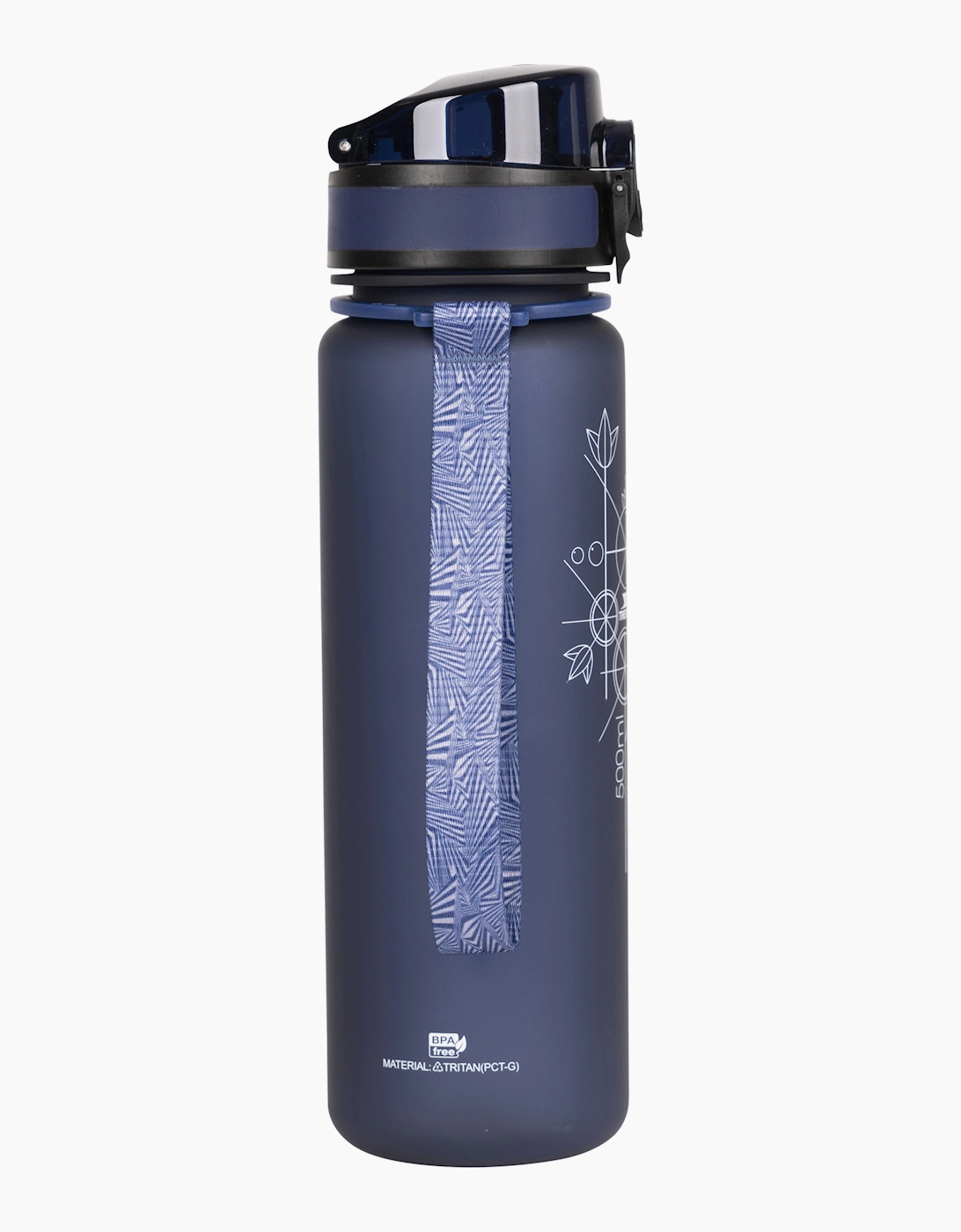Trespass Unisex Navy Flintlock Sports Bottle - Size: One Size