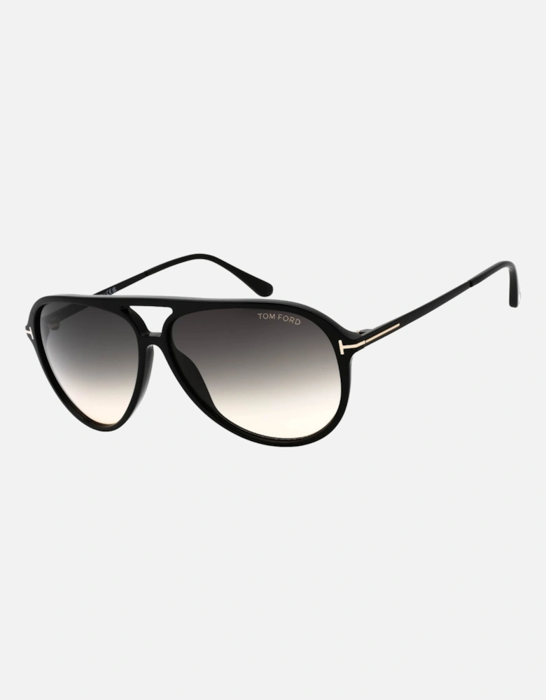 Samson Shiny Black Sunglasses