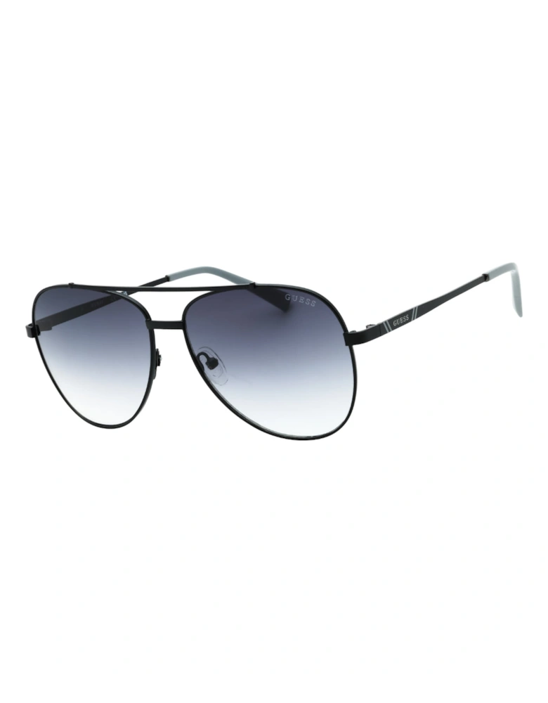 Gradient Smoke Matte Black Sunglasses