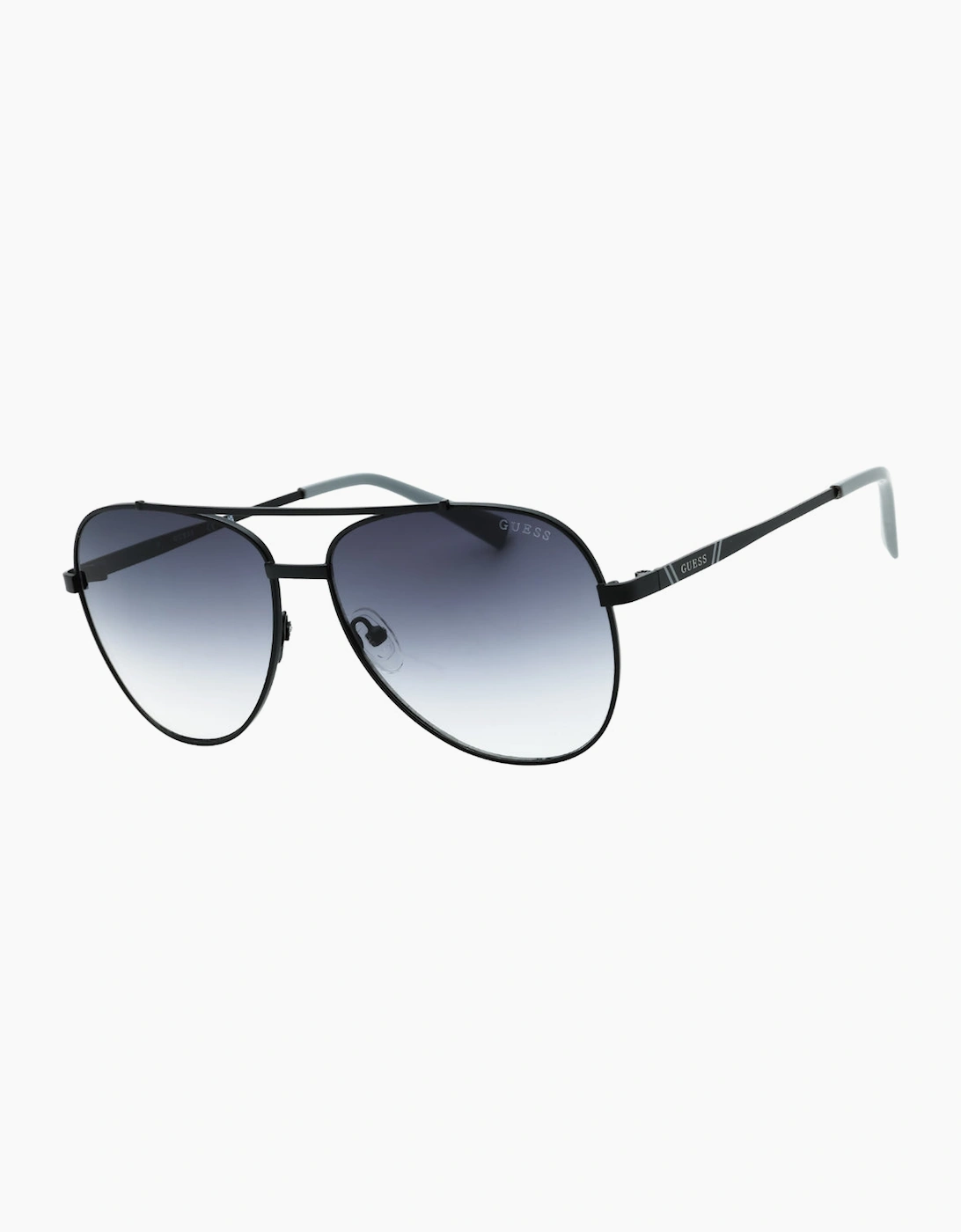 Men's Guess Gradient Smoke Matte Black Sunglasses - Size: ONE size
