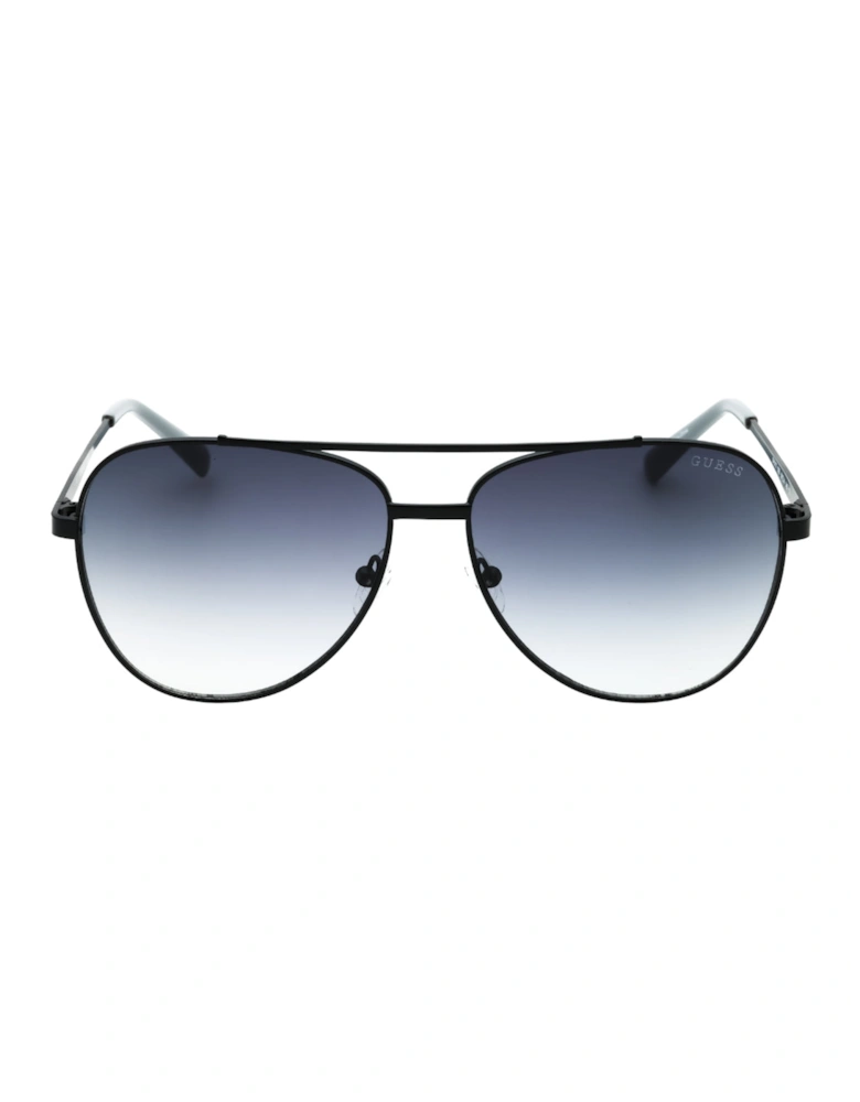 Gradient Smoke Matte Black Sunglasses