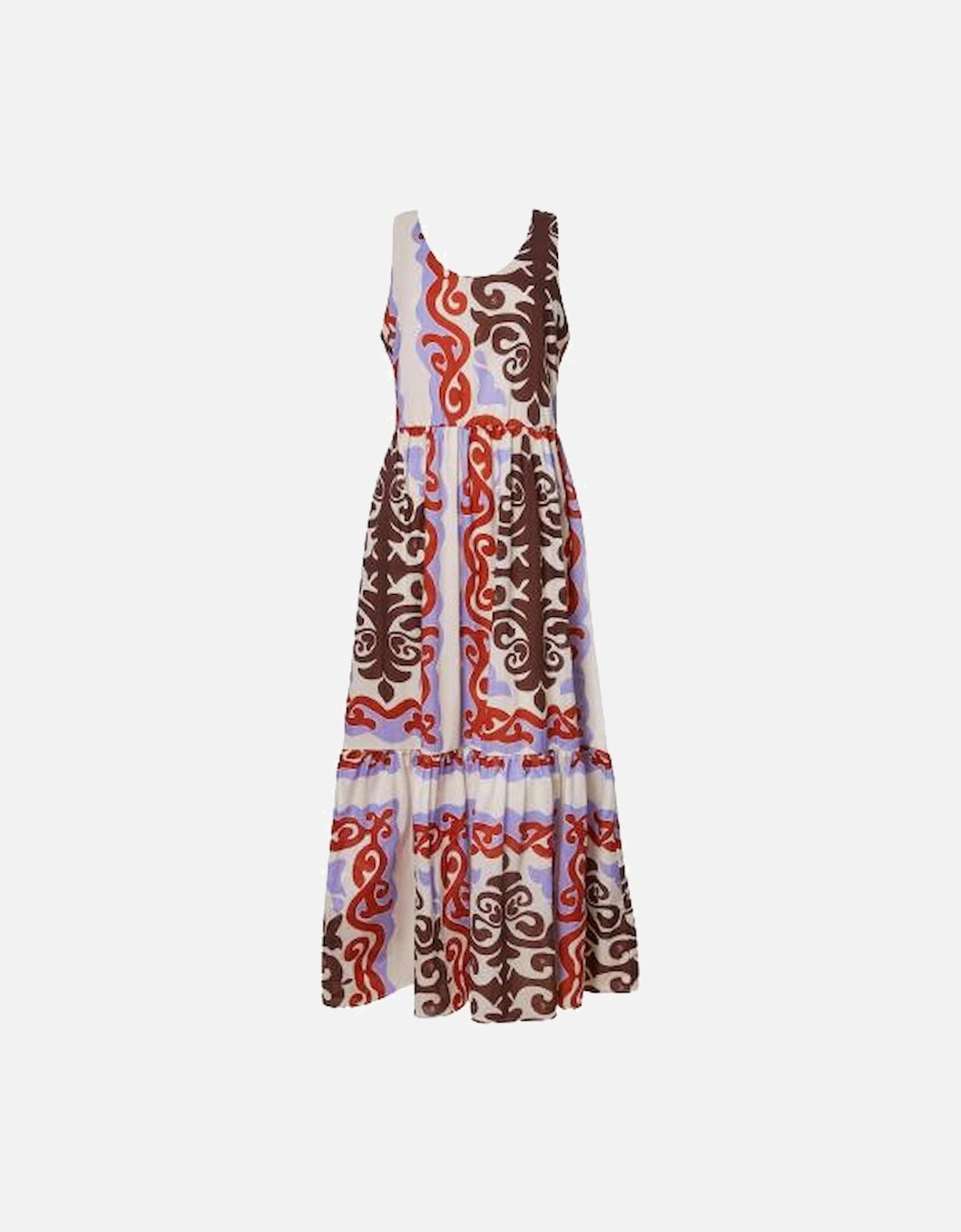 Wide Neckline Strappy Midi Dress, 6 of 5