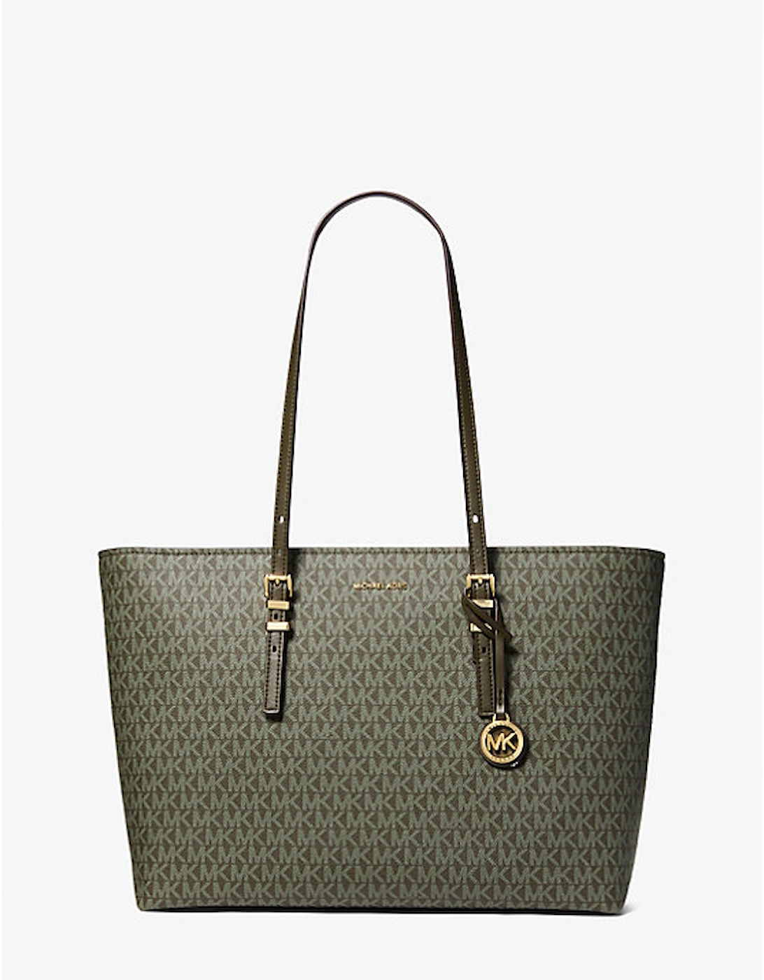 Quinn Large Signature Logo and Leather Tote Bag, 2 of 1