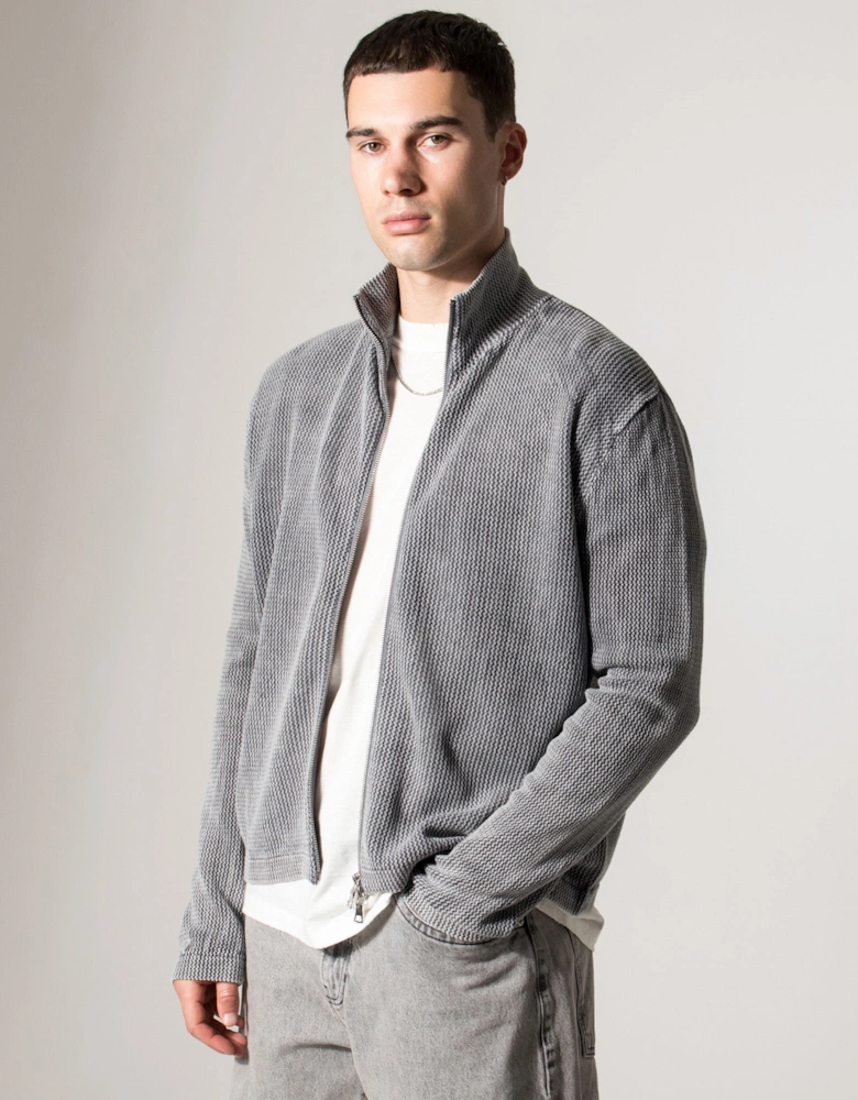 Pigment Dyed Loose Gauge Track Jacket