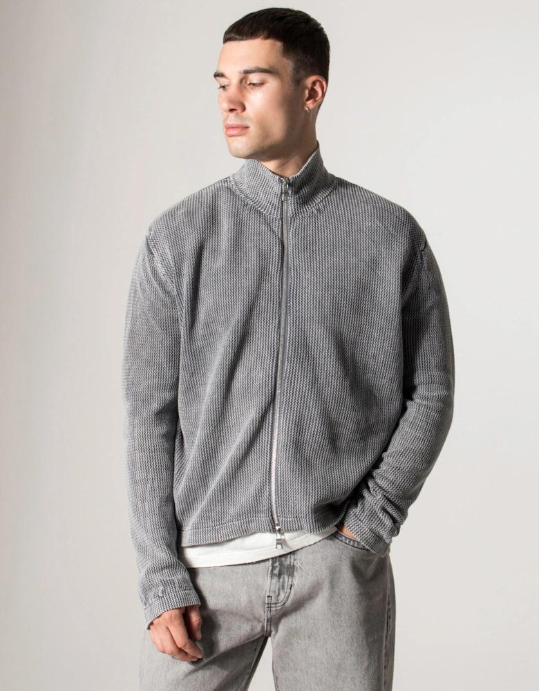 Pigment Dyed Loose Gauge Track Jacket