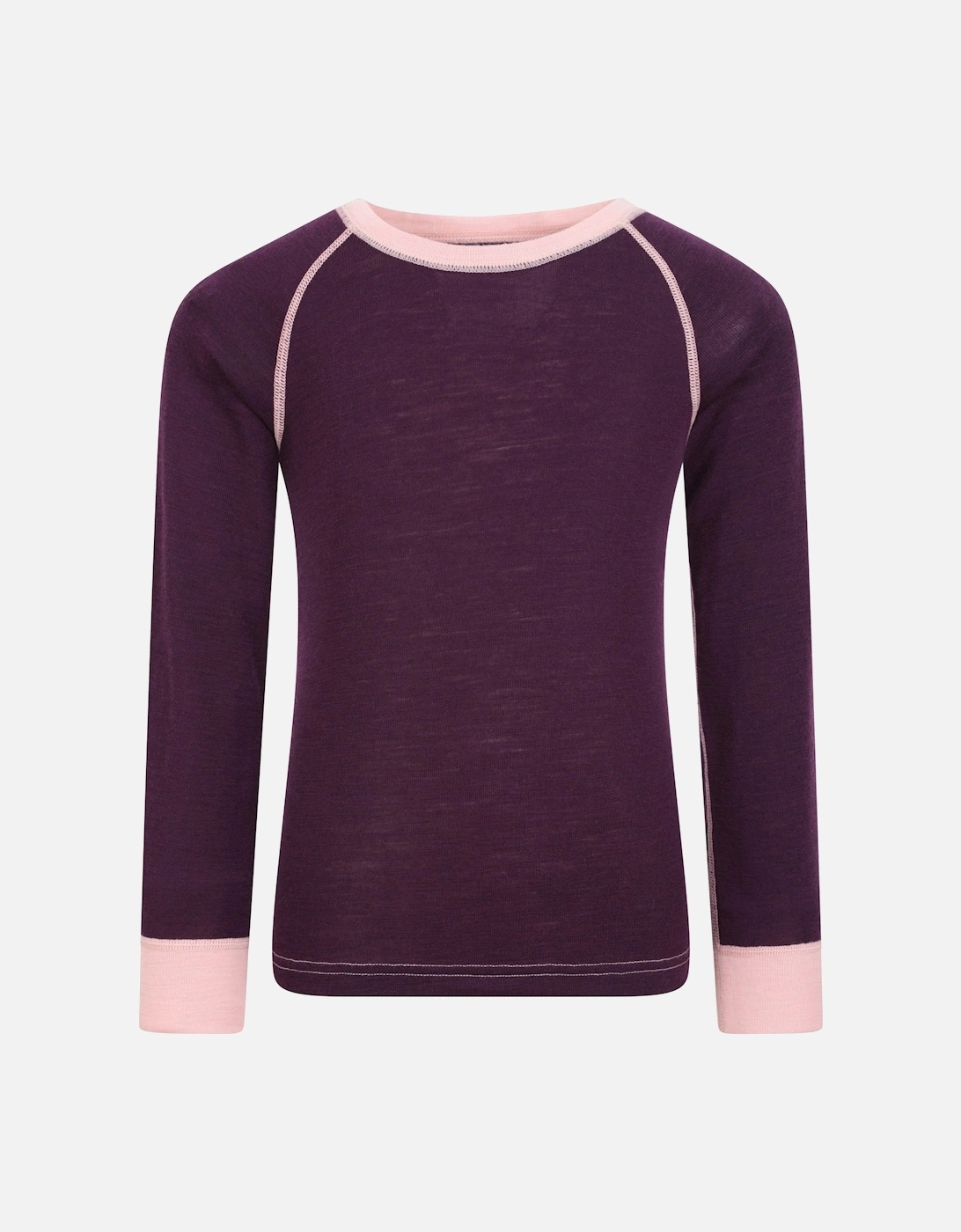 Childrens/Kids Merino II Round Neck Base Layer Top, 5 of 4