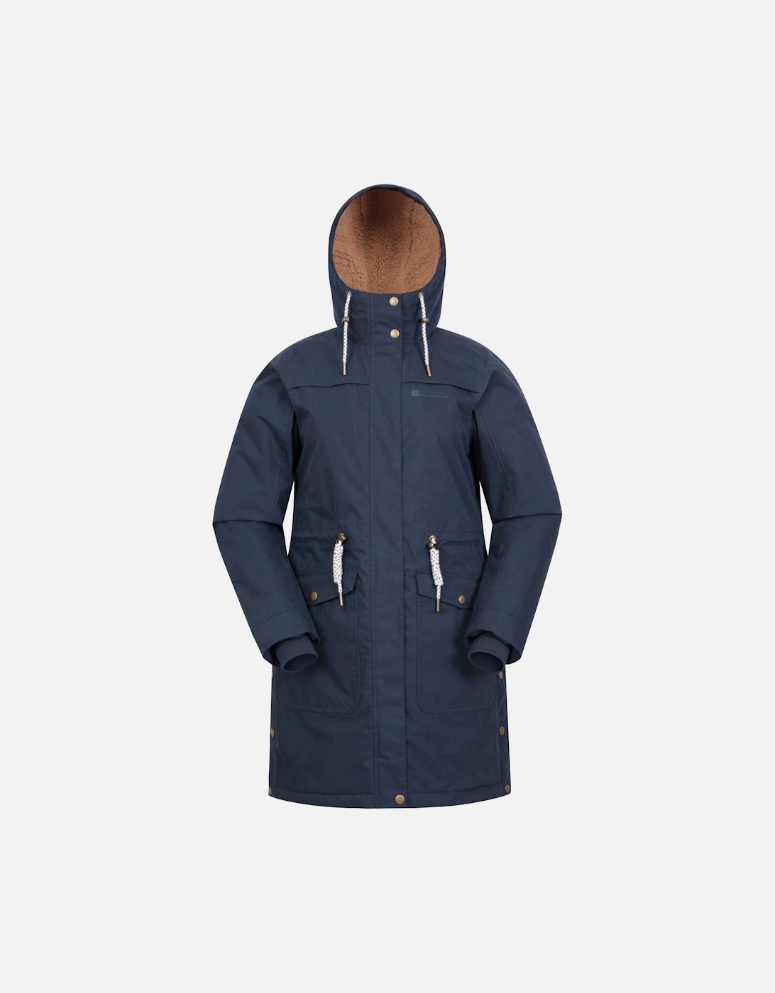 Womens/Ladies Acorn Waterproof Borg Lined Padded Parka, 5 of 4