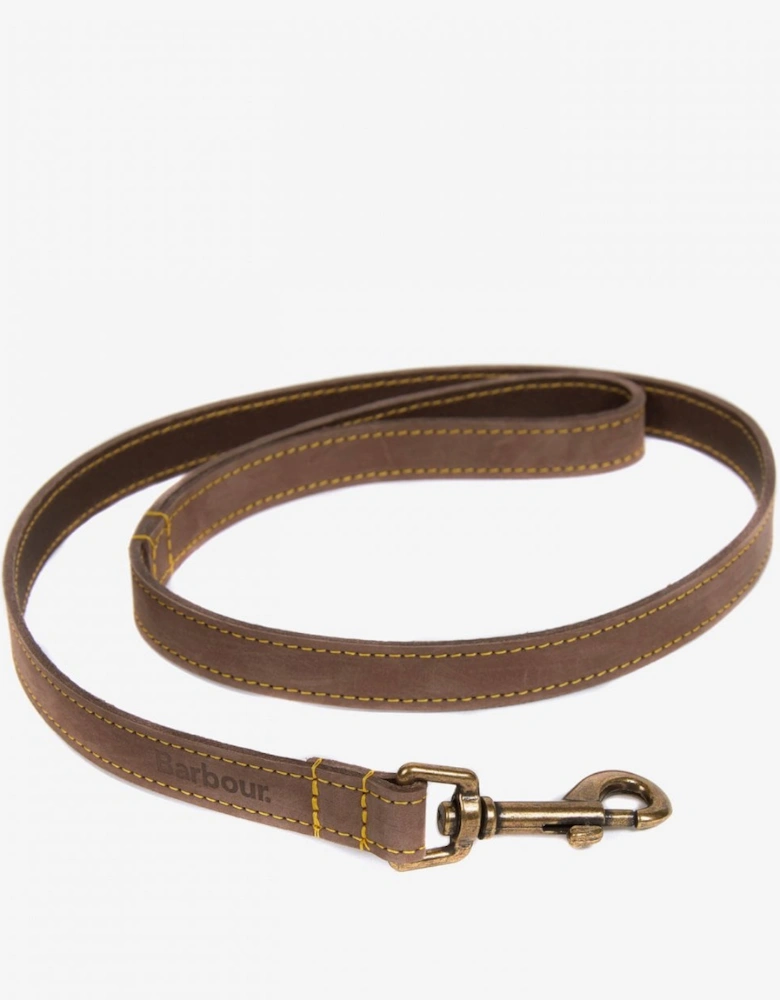 Leather Dog Lead - Brown