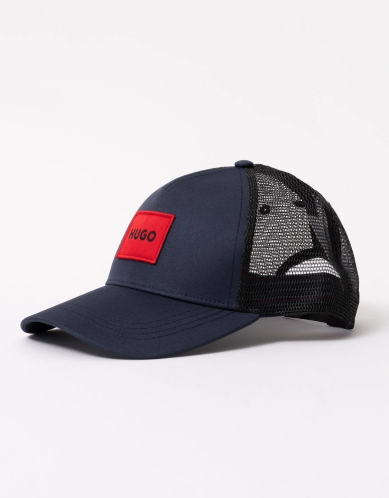 HUGO Kody Mens Logo Patch Cap - Dark Blue 405