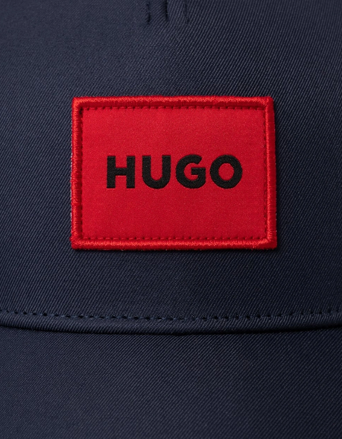 HUGO Kody Mens Logo Patch Cap - Dark Blue 405