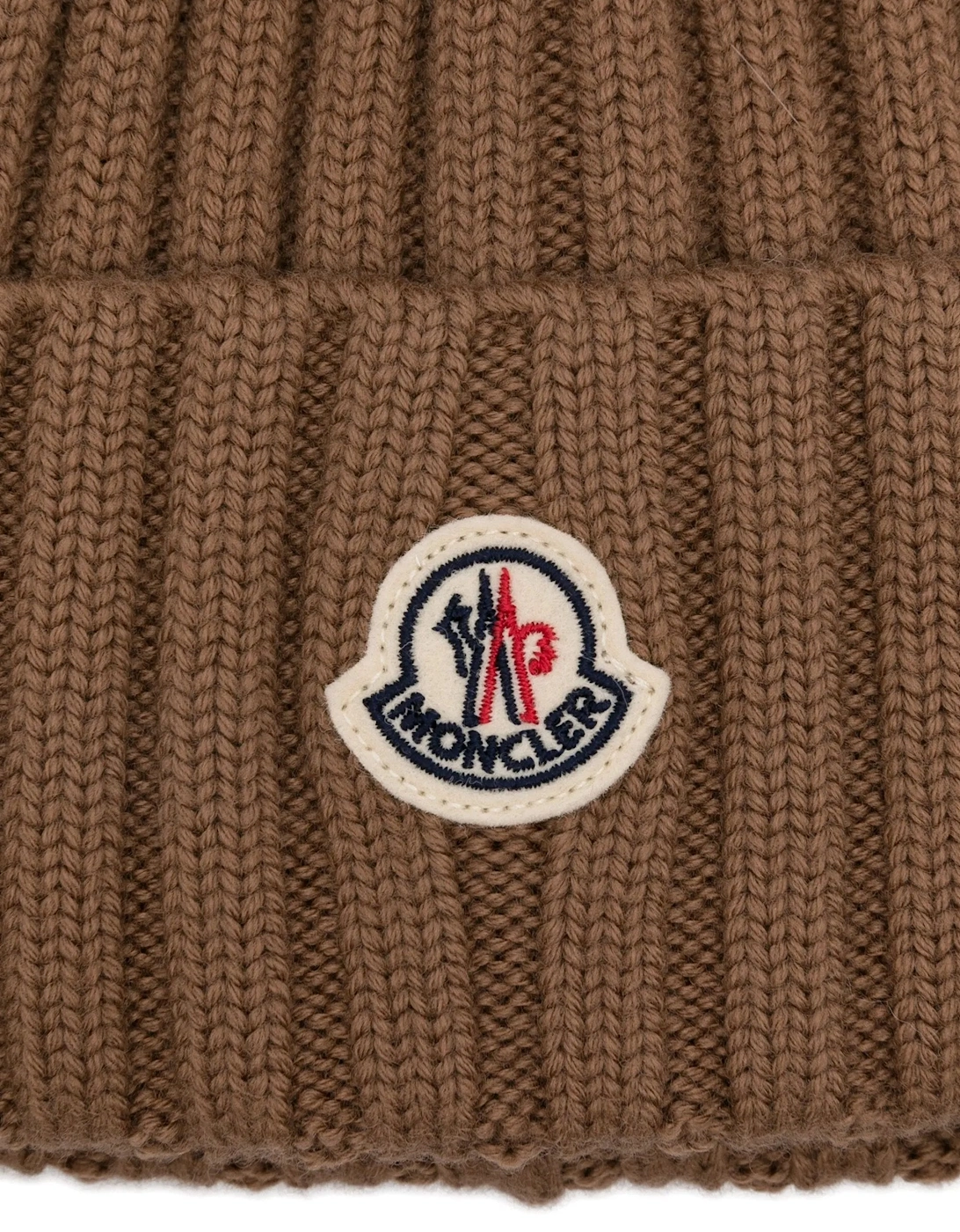 Womens Bobble Hat Beige