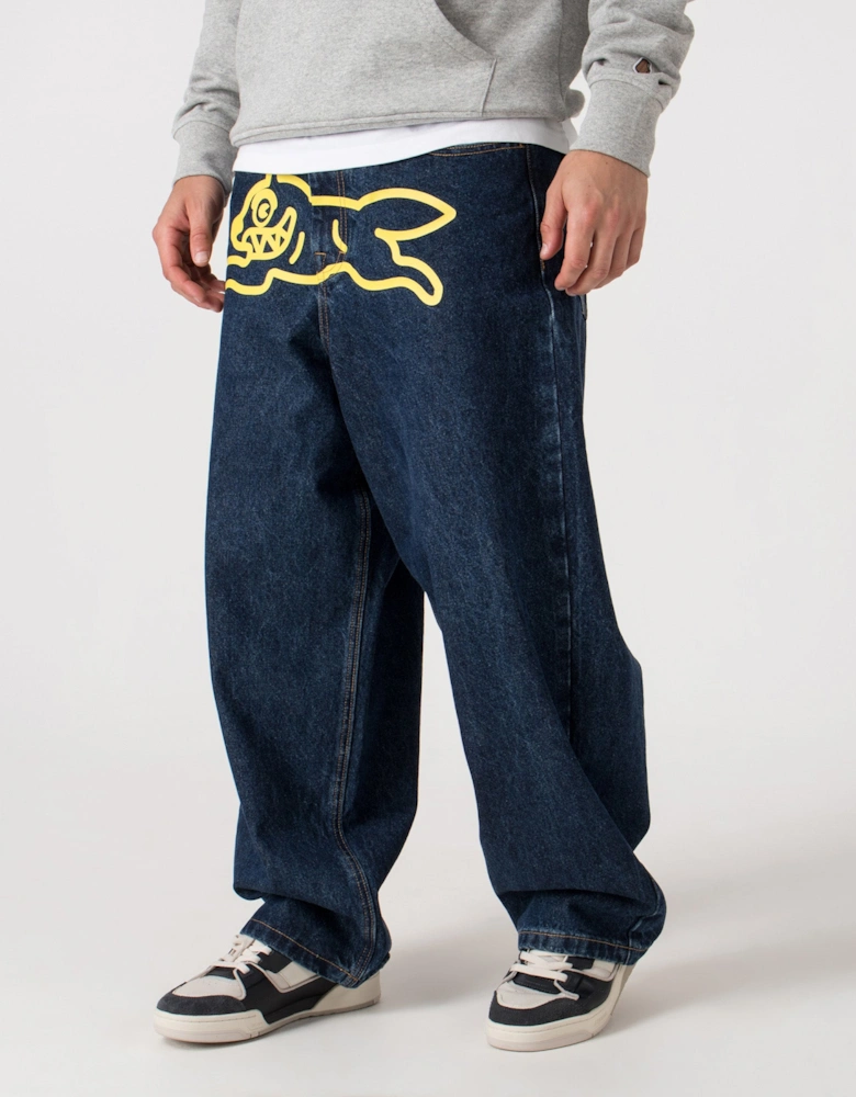 Running Dog Triple Scoop Denim Pants
