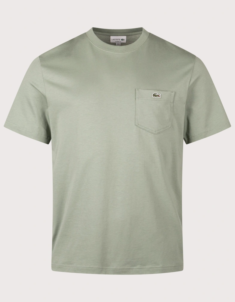 Cotton T-Shirt with Breast Pocket